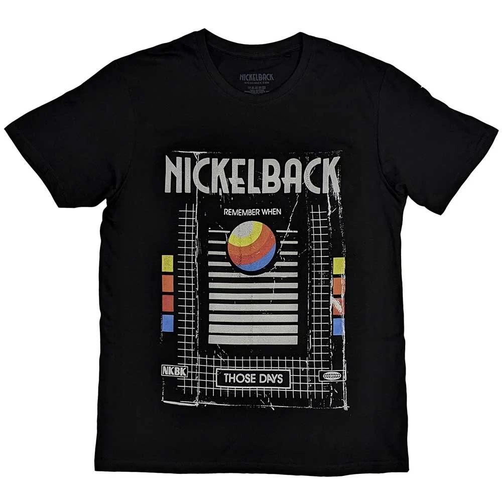 Nickelback Those Days VHS Официальная футболка Мужская 4XL