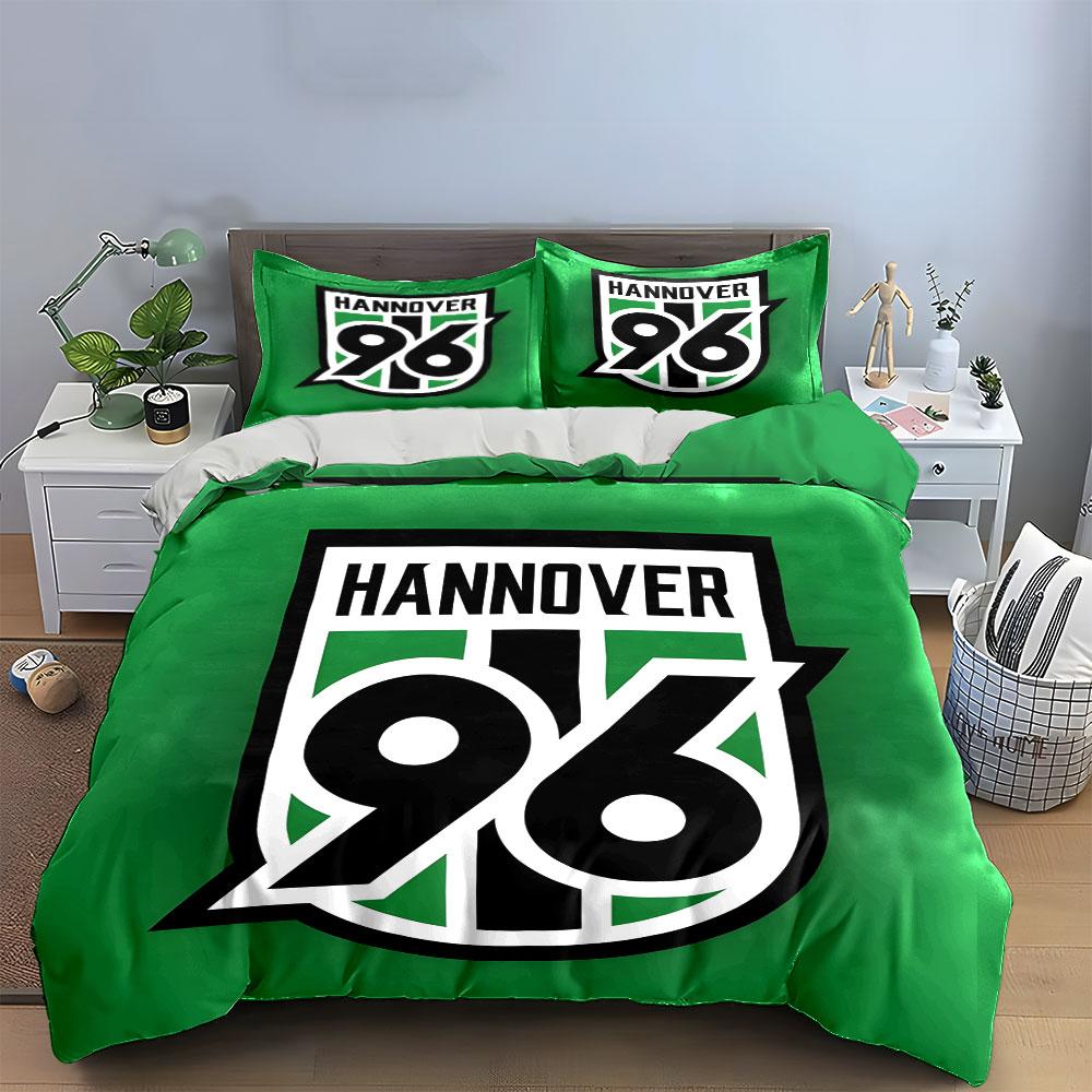"Hannover 96 Logo Pattern." Bedding Sets Duvet Cover Sets Duvet Covers Pillowcases(1 * Duvet Cover 2 * Pillowcases, Without Duvet Insert)