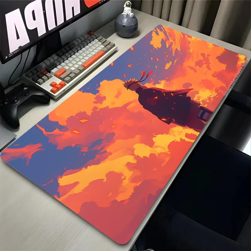 Mouse Pad Naruto Uzumaki Anime Gaming Accessories Varmilo Keyboard Desk Mat Gabinete Gamer Carpet Mousepad Pc Mouse Mats
