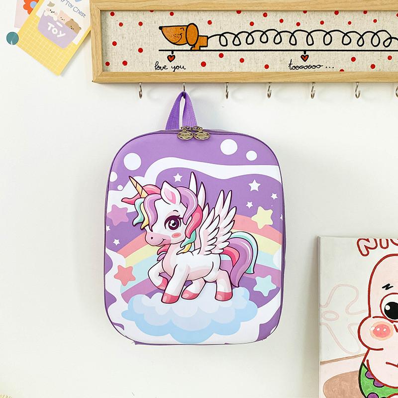 Childrens Pvc Cartoons Backpack With Cartoon Batman Spiderman Unicorn Patterns For Kindergarten Kids