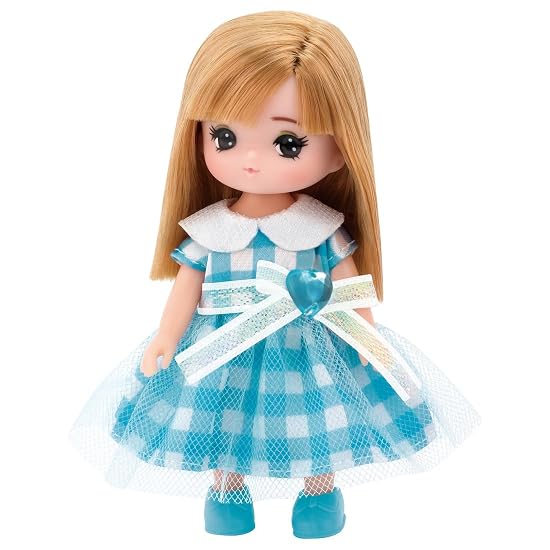 TAKARA TOMY Licca-chan Doll LD-21 Twin Sister Mischievous Miki-chan Dress-up Pretend Play Toy Ages 3