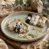 Fournitures pour la fabrication de bracelets Kit Animal Tissé DIY, Kit Fait Main Renard Chat Cerf Oiseau Loisirs Créatifs, Ensemble Crochet Floral pour Débutants Adultes Arts et Artisanat