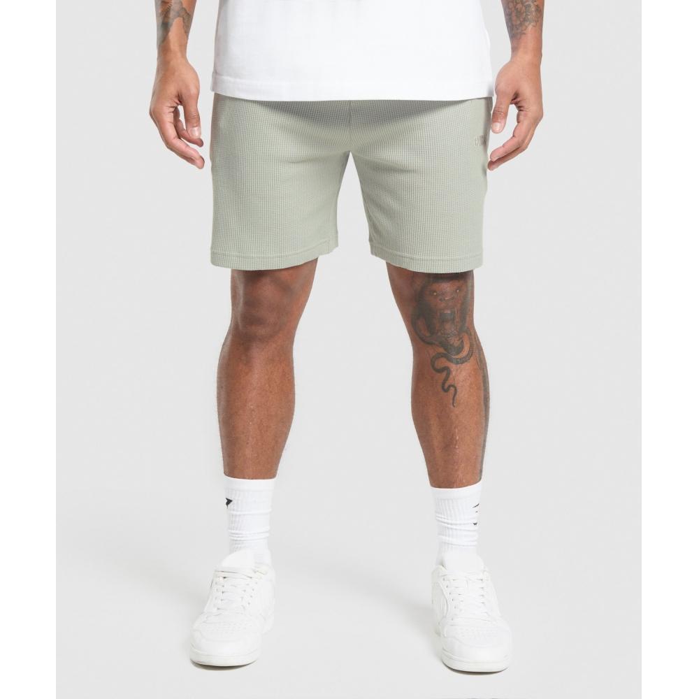 

Gymshark Вафельные шорты Stone Grey A1b4t Gdhx XS