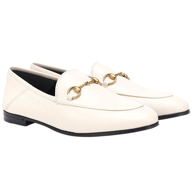 Gucci Horsebit Loafer Leather White Women's 414998 DLC00 9022