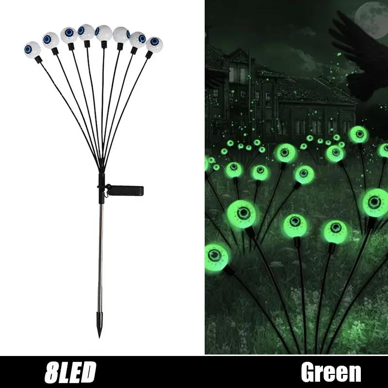 Halloween LED Eyeball Lights Solar Garden Lawn Lights Outdoor Scary Eyeball Lights Ground Lamp Halloween Party Decoration