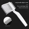 Men's Electric Hair Clippers Haircut Flat Head Comb Slope Positioning Haircut Comb Hand Push