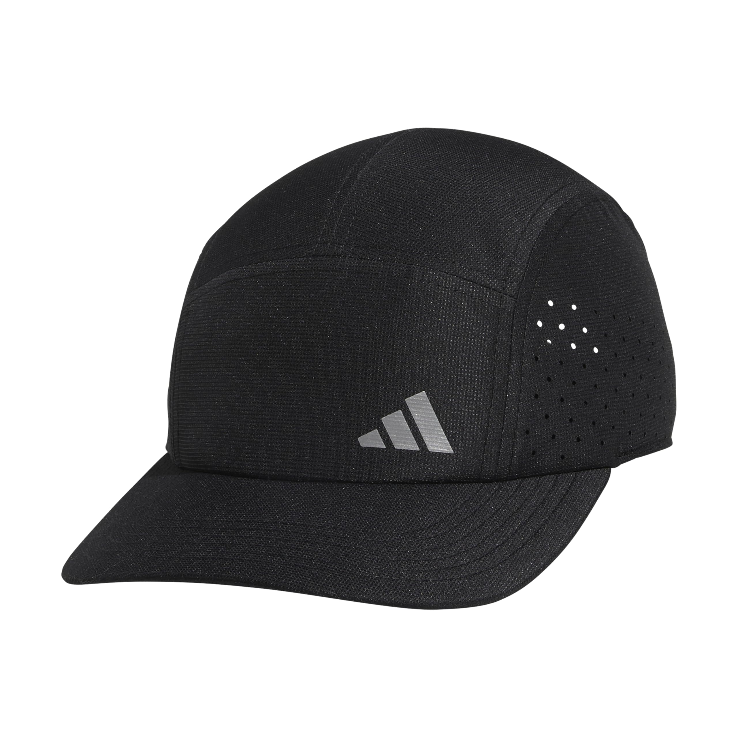 

adidas Men s Superlite Trainer 3 Performance Relaxed Fit Adjustable Running and Training Hat, Black/Silver Reflective, One Size