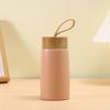 New Style Mini Thermos Cup Creative Wood Grain Cover Portable Vacuum Stainless Steel Water Cup Student High Value Pocket Cup