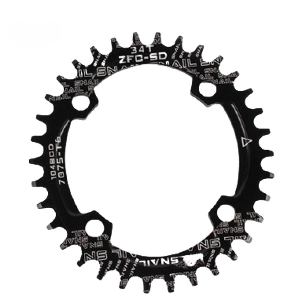 For Bicycle Bike Round/Oval 104BCD 32T 34T 36T 38T Narrow Wide Single Chainring