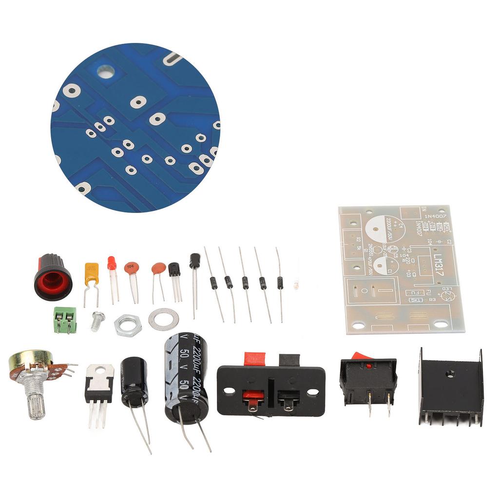 Kit bricolaj pentru surse de alimentare reglate Placă reglabilă pentru surse de curent continuu cu protecție la scurtcircuit