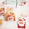 Cartoon Santa Claus Home & Kitchen Candy Pockets Baking Packaging Bags Merry Christmas Cookies Bag