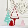 Golden Acrylic Christmas Tree Cake Toppers For Kids Christmas Party, Family Party, Xmas Cakes Decoration
