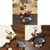 Adorable Pvc Bear Keychain With Handmade Craft For Smartphone And Bag Decor