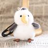 Cute Simulated Bird Plush Keychain, Small Parrot Stuffed Animal Pendant, Soft Sparrow Toy for Bag Backpack Purse, Cartoon Key Ring Charm Gift
