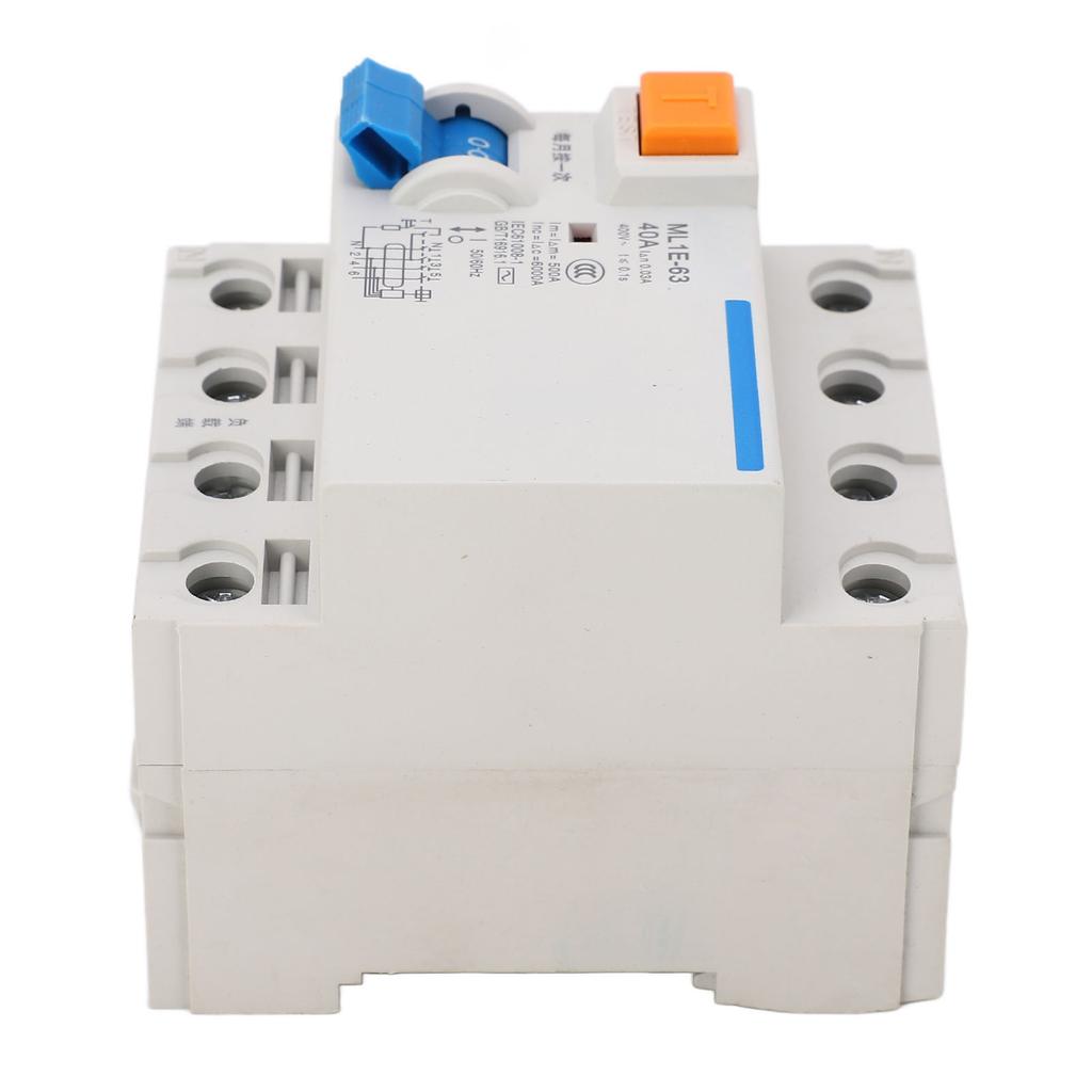 Current Circuit Breaker 3P+N 40A Flame Retardant Heat Resistant Humanized Miniature Leakage