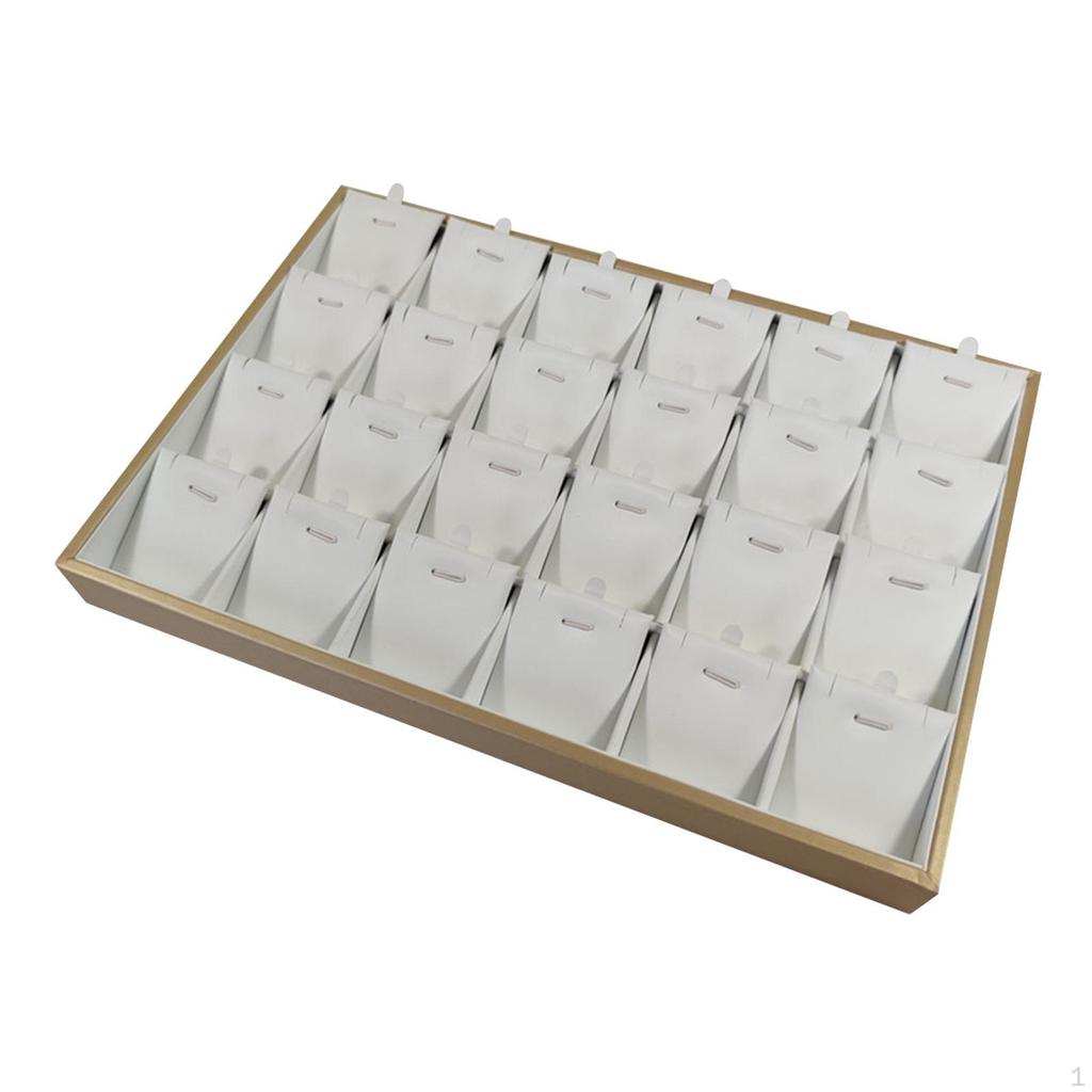Jewelry Tray Necklace Pendant Display Tray,Organizer Storage Case for Live Broadcasting