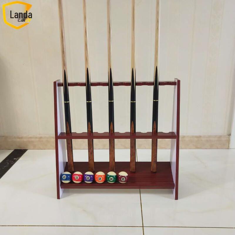 Landa 10-Hole Vertical Billiard Cue Rack