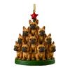 1/5Pcs Dog Christmas Ornament with Lanyard Puppy Pendant Acrylic Keepsake Decoration Indoor Outdoor Festive Tree Decor