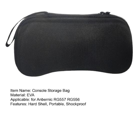 Carrying Case for Anbernic RG557 RG556 Portable EVA Hard Shell Game Console Protective Bag Game Machine Accessories Travel Storage Bag Pouch