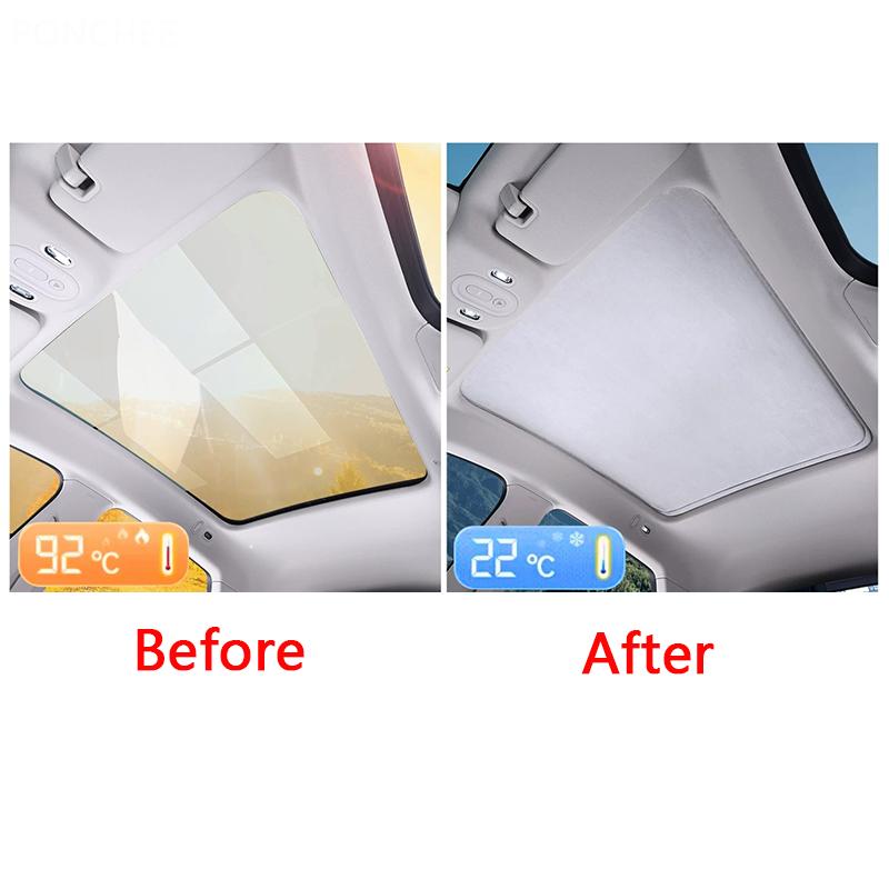 For NIO Firefly 2025-2026 Sunshade Curtains on The Ceiling Electrostatic Adsorption Sun Protection and Heat Insulation