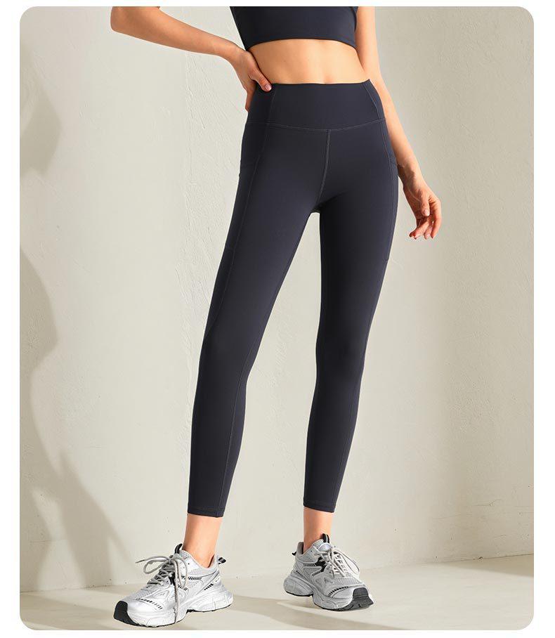 Women's Butt Lifting Yoga Pants with Side Pockets - Outdoor Fitness Leggings