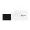 Emporio Armani Solid Color Double Fold Design Short Leather Wallet Men wallet Black Y4R166-Y068E-80001