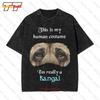 This'S My Human Costume I'M Really A Kangal Vintage Oversized T-Shirt A5IU