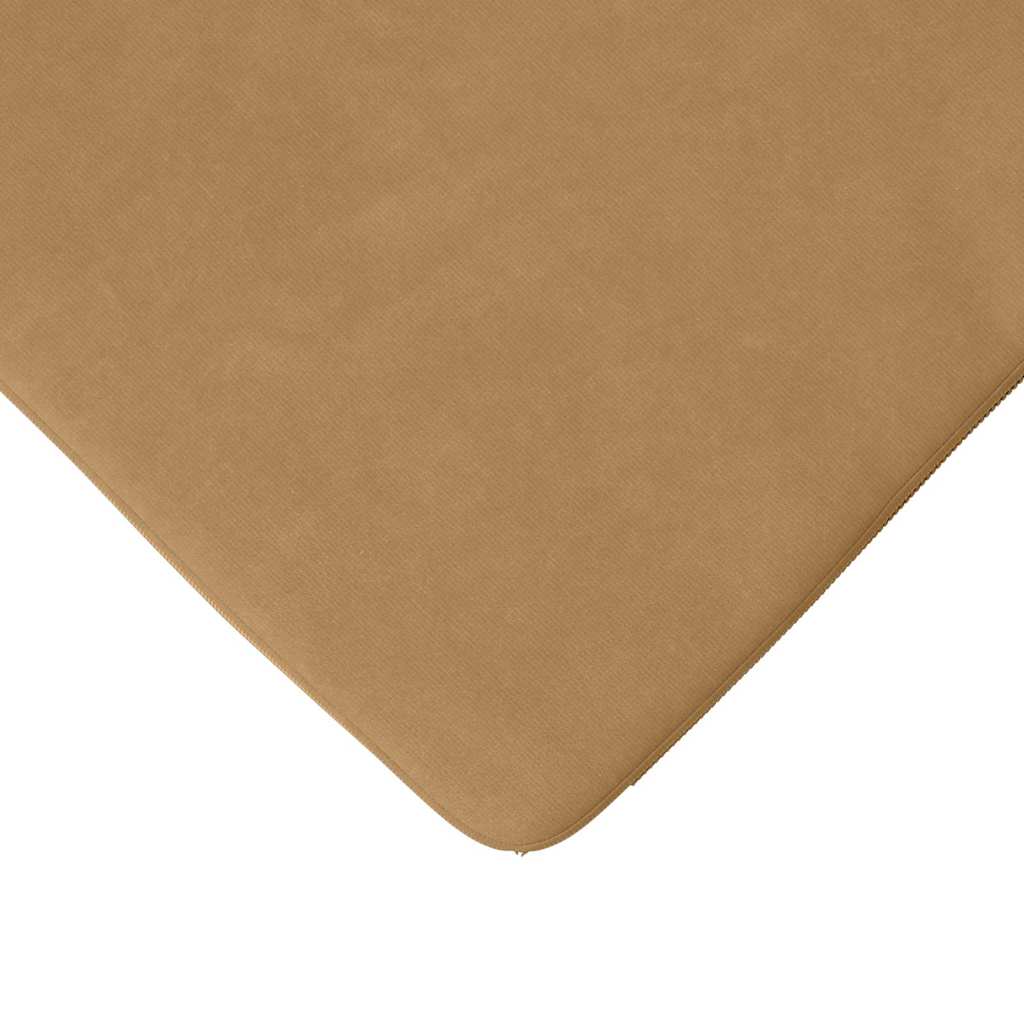Seat Cushions 4 pcs. Velvet Brown 40 x 40 x 3 cm