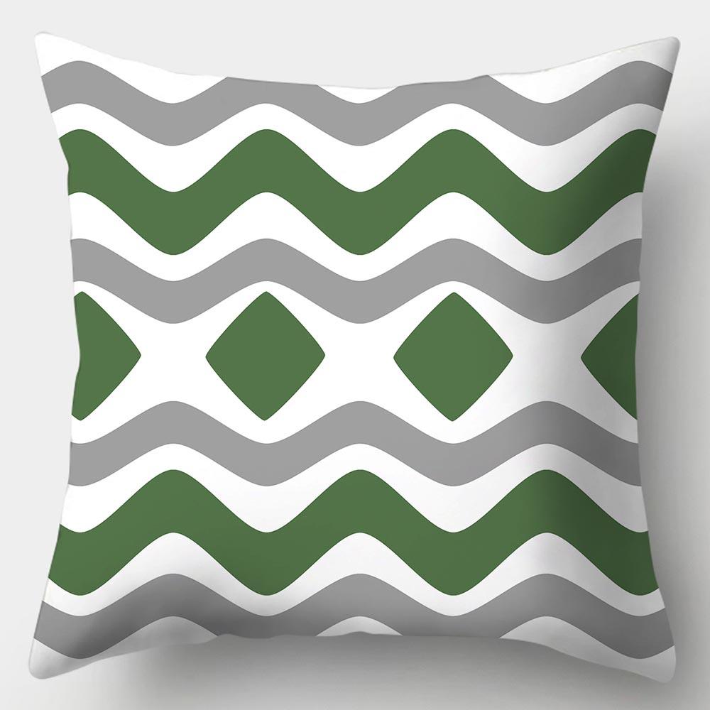 Dark Green Series Sofa Pillowcase 45cmX45cm Throw Pillowcase New Cushion Cover For Home Decor