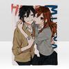 anime HHorimiya Story Throw Soft Flannel Blanket for Bed Bedroom Sofa Picnic Throw Skinfriendly Breathable Gift Cover