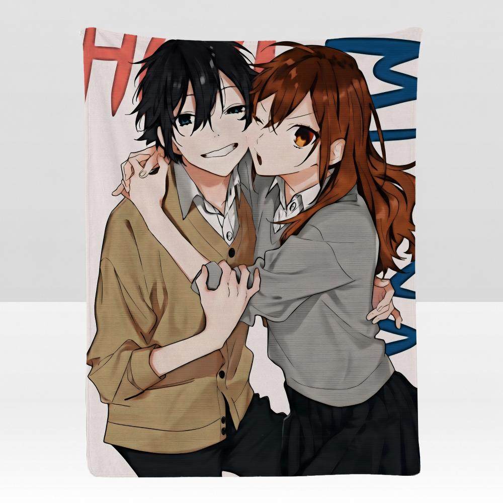 anime HHorimiya Story Throw Soft Flannel Blanket for Bed Bedroom Sofa Picnic Throw Skinfriendly Breathable Gift Cover