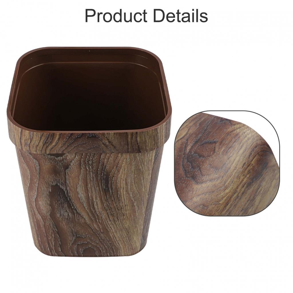 14 L Trash Bin Square Trash Can Ample Capacity Easy To Clean