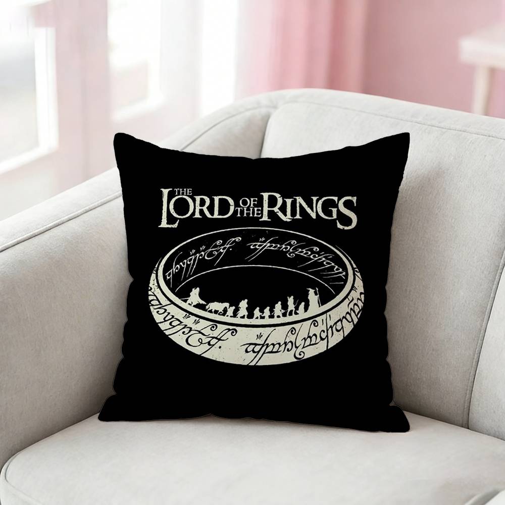 L-Lords Of The R-Ringes Pillow Case Pattern Printed Pillowcase For Living Room Sofa Cushion Cover