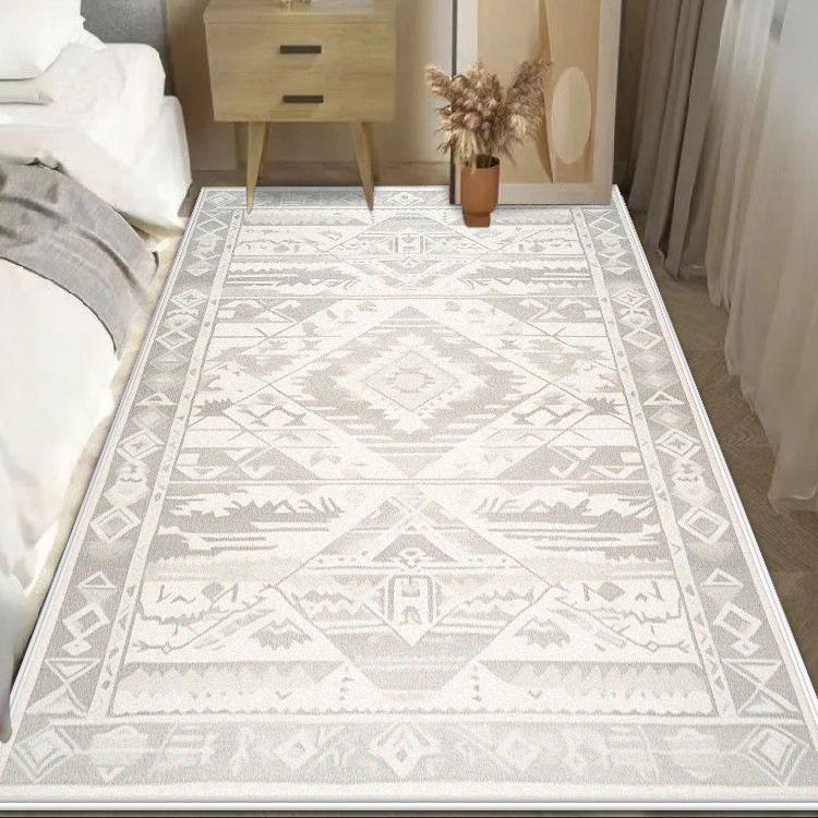 Moderner schlichter Teppich für Wohnzimmer Antirutsch Großer Teppich Einfache Reinigung Schlafzimmerdekoration