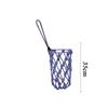 Portable Woven Coffee Cup Bag Hollow Out Foldable Cup Holder Mugs Bag