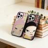Art Toy Y-Yoshitomo -N-Nara Phone Case For iPhone 17,16,15,14,13,12,11 Plus,Pro Max,XS,Colored Silver Plated Inside Cover