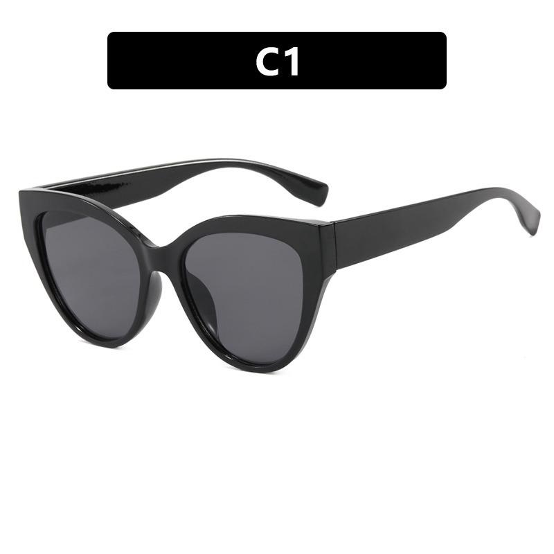 Personality Exquisite Cat Eye Sunglasses Women Men High End Simple Artistic Sense Sun Glasses Climbing Camping Beach Party Shade Glasses