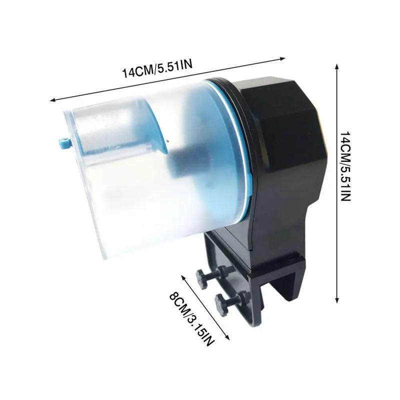 Nice Smart Automatic Fish Feeder Aquarium Digital Fish Tank Electrical Plastic Timer Feeder Food Feeding Portable Fish Feeder Tool