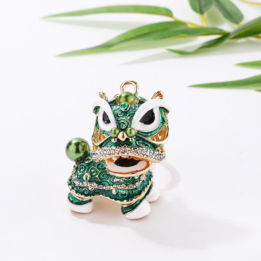 Горный хрусталь Милый Год Зверь Китайский Новый Год Брелок Сумка с Животными оранжевый — фото 9