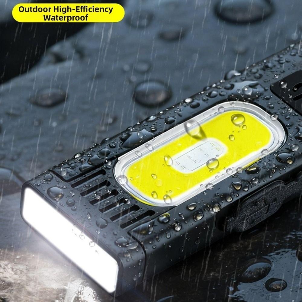 Portable Mini Flashlight Multi-Mode Hat Clip Lamp Multi Function Torch Light Outdoor Work