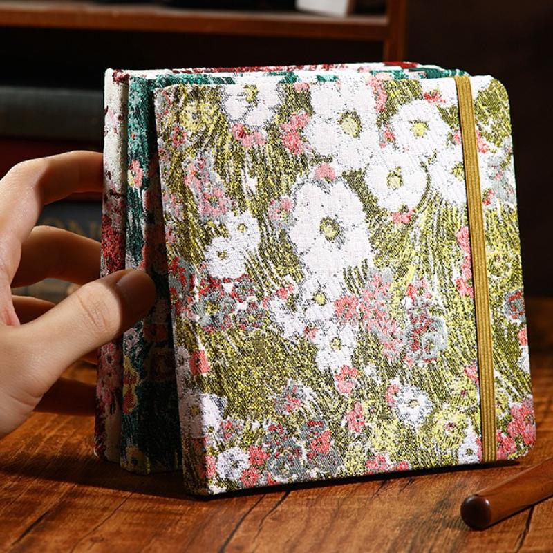14.5X14.5cm High-value Simple Square Notebook with Thick Portable White Cardboard Student Notes Painting Graffiti Book