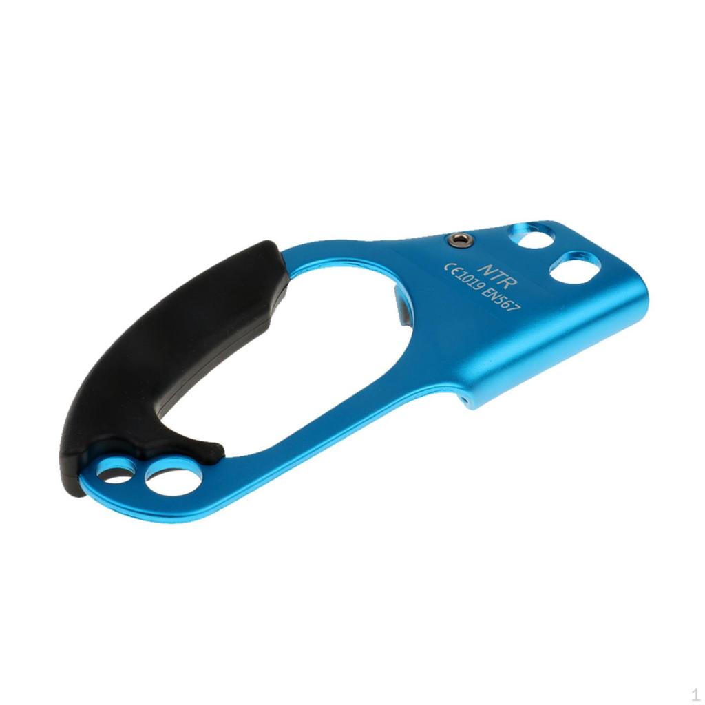 Right Hand Ascender, Rock Climbing Tree Arborist Rappelling Gear Equipment Rope Clamp for 8~12mm