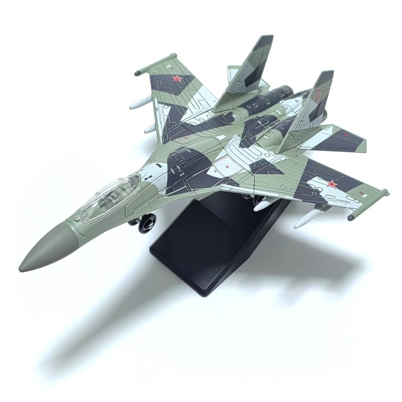 

SU-35 1/100 Scale Plastic Assembly Toy Military Airplane Model Fighter Home Collection Children Christmas Creative Gift