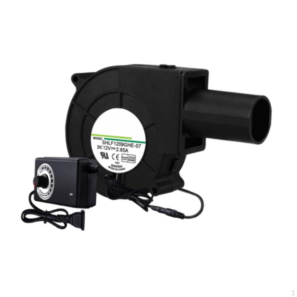 BBQ Blower Fan Fire Bellow Cooking Tool Variable Speed Small Electric Barbecue Air