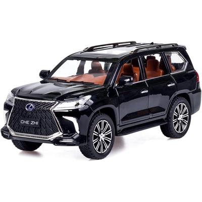 1/24 Scale Lexus LX570 Diecast Model Car - Παιχνίδι από κράμα ψευδαργύρου, αυτοκίνητο με ήχο και φως, συλλεκτικά παιχνίδια για ενήλικες και αγόρια για κορίτσια