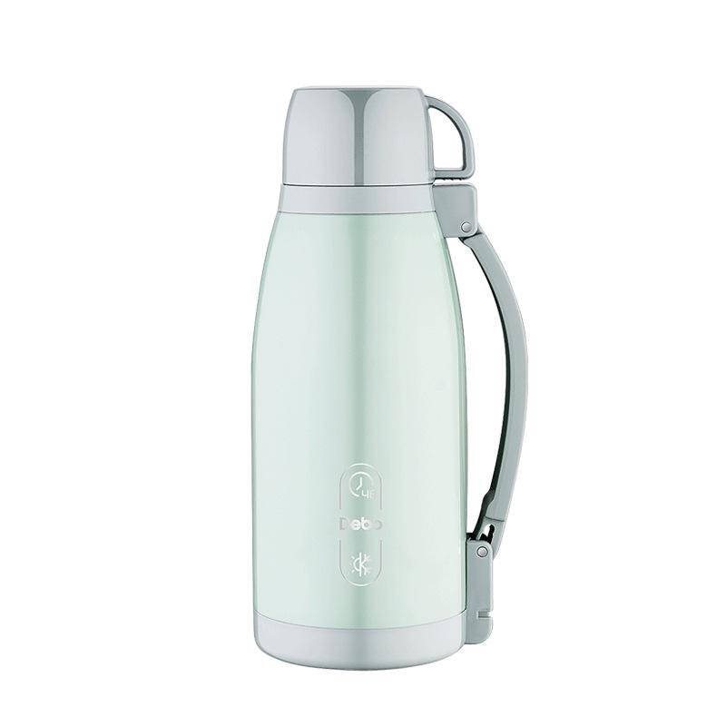 

Debo Luxury Large-Capacity Thermos Flask - Ideal for Home, Travel, or Outdoor Use, with a Premium Feel 1.6L світло-блакитного кольору