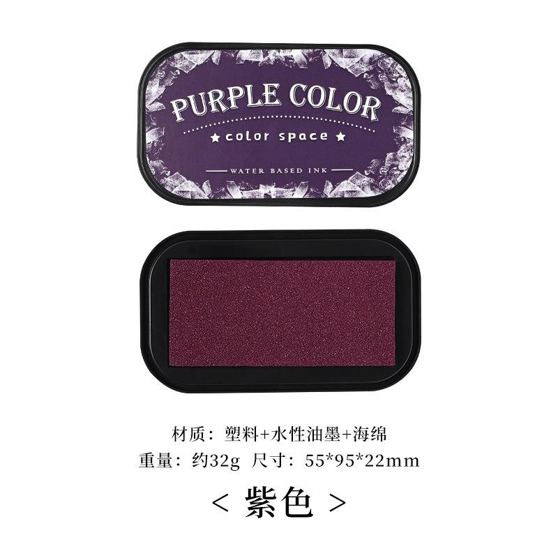 Color Retro Print Pad Water-based High Density for Inspiration Handbooks Greeting Cards Diaries Decorative Ink Pad