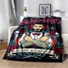Barbershop Retro-Print Decke Kinder warme Flanelldecke Heimreise Decke Bettwäsche Picknickdecke Geburtstagsgeschenk