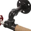 Iron Pipe Wall Bracket -mounted Paper Towel Countertop Holder Tubular for Bathroom Vintage Kitchen Dispenser Towel Hanger