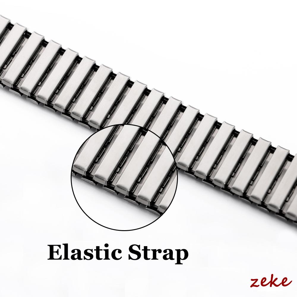 Cinturino per orologio in metallo elastico da 17 mm 20 mm per cinturino orologio Swatch Espansione elasticizzata Cinturino per orologio in acciaio inossidabile Uomo Donna Accessori bracciale